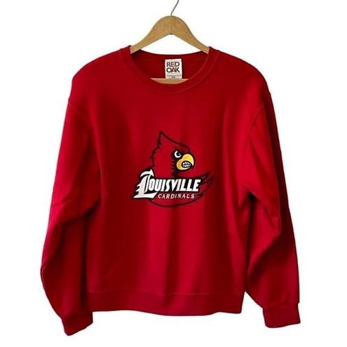 Red Oak Sportswear Red Sweatshirt Unisex Size Medium Louisville Cardinals  Cards - $17 - From Pam