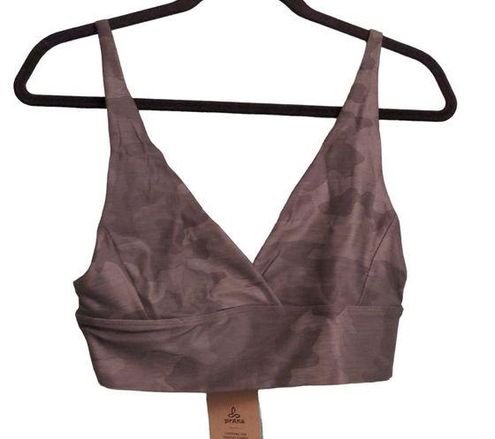 New Prana Layna sports bra camo size medium