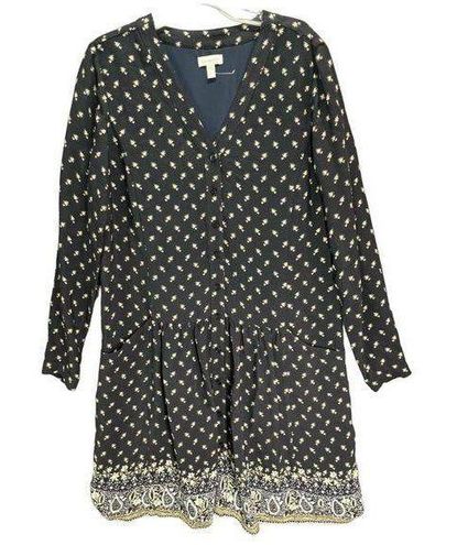 Garnet hill crepe top button front skirt