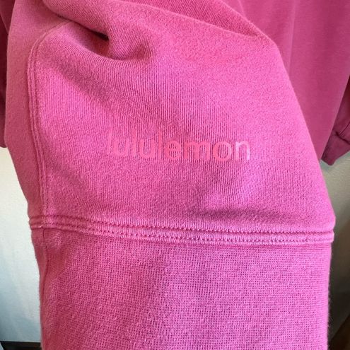 Lululemon Sweatshirt Size 12 Pink Perfectly Oversized Pullover Crew Neck -  $50 - From Shelby