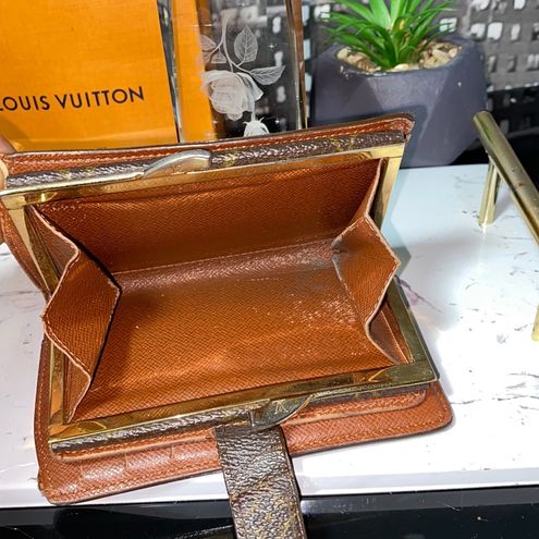 Louis Vuitton Authentic Monogram French Kisslock Wallet - $202 - From Vonna