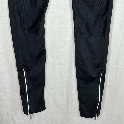 Nike Black Leggings with Back Ankle Zipper and Mesh Behind the Knee Size  Small - $15 - From Kelly