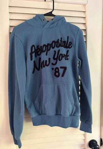 Blue 2025 aeropostale hoodie