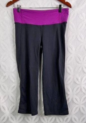 Lululemon Black Gather and Crow Crop Leggings Split Hem Workout Women's  Size 8 - $25 - From Blessedwifey