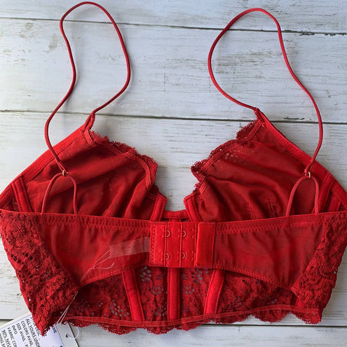 Free People NWT Intimately All Yours Underwire Bra in Ruby Red Size XS -  $40 New With Tags - From Desert