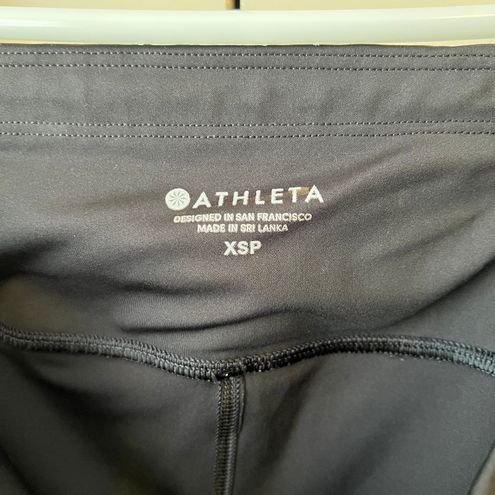 Athleta Black Velocity Laser Cut Capri Leggings Size XS petite - $28 (71%  Off Retail) - From Alyssa