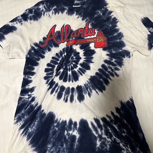 atlanta braves tie dye shirt