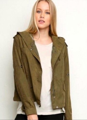 Brandy Melville Green Eddie Jacket - $12 - From Olivia