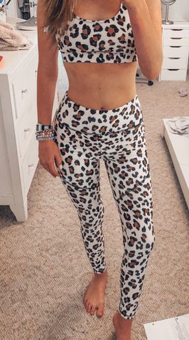 leopard print workout set