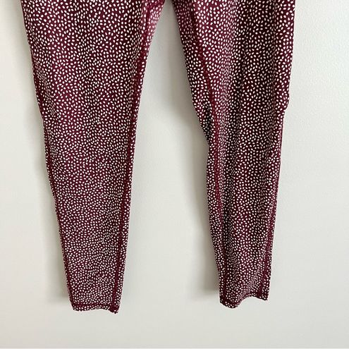 Buffbunny Legacy Legging Vineyard Dark Red Bossy Print size small