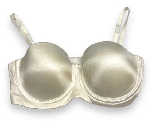 Auden Womens Bra Sz 32C Lightly Lined Strapless Fresh White - $10 - From  Katie