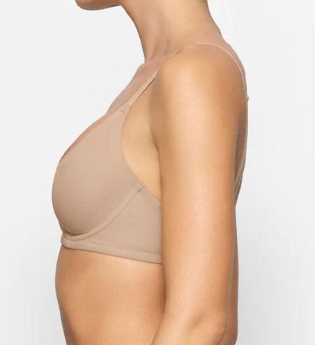 FITS EVERYBODY UNLINED DEMI BRA, CLAY