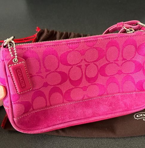 vintage pink coach purse