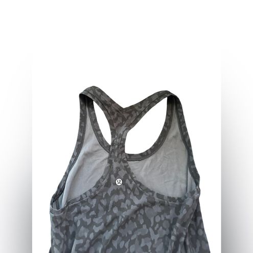 Lululemon Cool Racerback II Formation Camo Deep Coal Multi Size 6