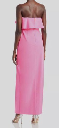 Aidan Mattox Strapless Popover Gown Pink Size 6 75 65 Off