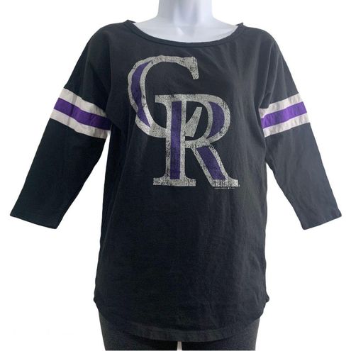 Genuine Merchandise Colorado Rockies Baseball Tee Black Size XS - $12 -  From TheCrowsCloset