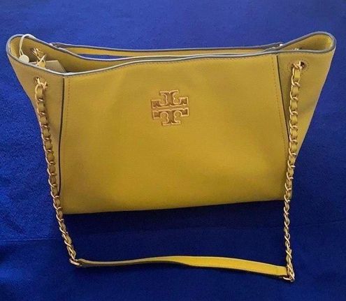 Tory Burch britten slouchy chain tote crossbody Gold - $269 (43% Off  Retail) New With Tags - From Ergis