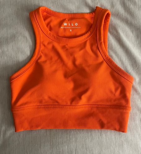 Wilothelabel Wilo Ribbed Sports Bra Orange - $22 (45% Off Retail) - From  Avery