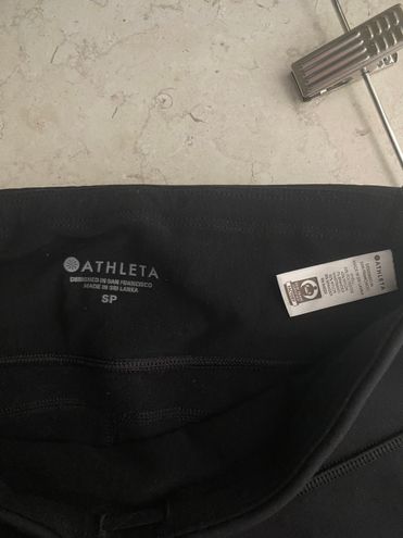 Athleta Medium Primaloft Alpine Valley Fleece Lined Leggings Black