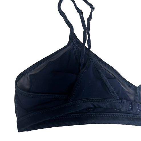 Aerie Women's Intimates Triangle Cupless Bra Navy Medium Blue - $13 - From  Gina