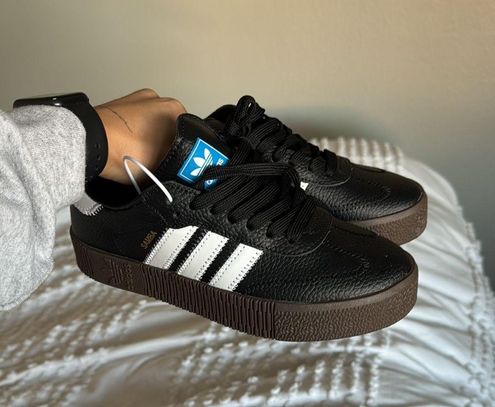 Adidas Platform Sambas Black Size 6.5 70 30 Off Retail New