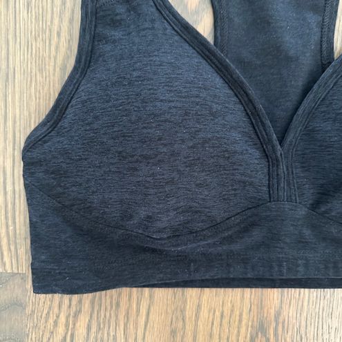 Beyond Yoga Spacedye Lift Your Spirits Sports Bra in Darkest Night