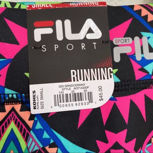 FILA Neon Aztec Tribal Geometric Leggings S - $23 New With Tags - From  Beadsatbp