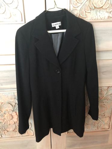 Bebe Black Blazer Coat Size 4 90 25 Off Retail From Steph