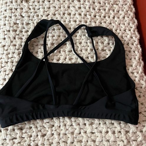 Onzie Mudra Yoga Sports Bra Womens Medium Large Black Solid Athleisure -  $25 - From Gulfcoast