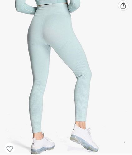 Aoxjox High Waisted Seamless Leggings Green Size M - $17