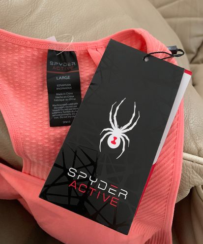 Spyder Racerback Sports Bra Orange Size L - $29 (39% Off Retail) New With  Tags - From E