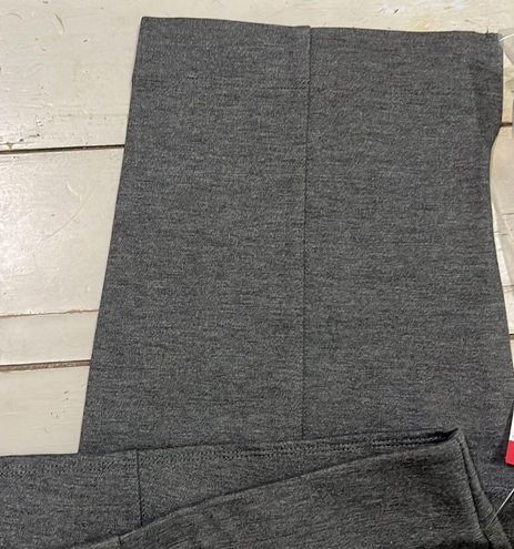 Womens 3X Basic Editions Pull On Heavyweight Stretch Pants Grey Heather  Gray - $15 New With Tags - From Patti