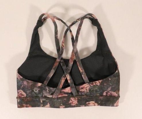 lululemon athletica EUC Lululemon Energy Bra in Frosted Rose Multi