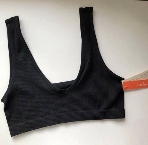 Target Colsie Reversible Crop Top / Bralette Black Size L - $7 New With  Tags - From Anastasiya