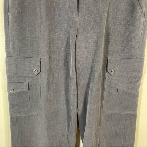 Tommy Bahama 100% silk navy womens cargo pants high rise casual size 4 - $58  - From Cynthia