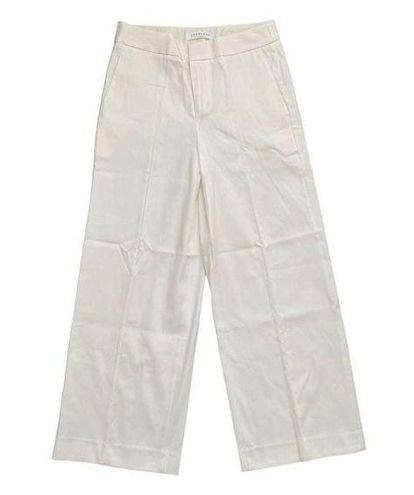 Everlane The Wide Leg Structure Pant White Size 2 NWOT