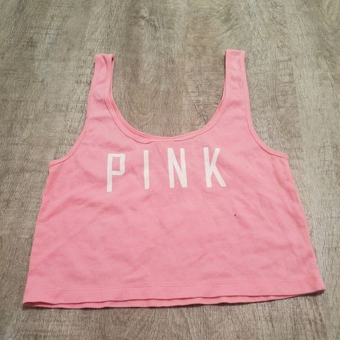 PINK - Victoria's Secret With 5th & Ocean Pink Cropped Yankees Tank Top  Size Large - $15 - From Frumi