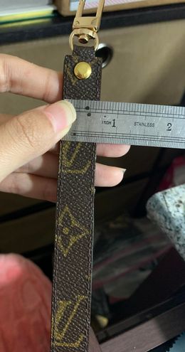 Louis Vuitton Upcycled Monogram Wristlet Strap Brown - $75 - From