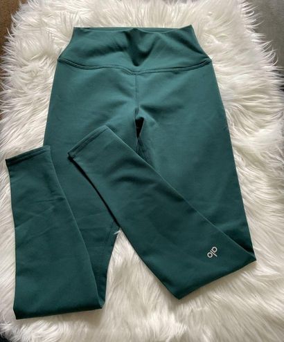 alo 7/8 High Waist Airlift Legging in Midnight Green