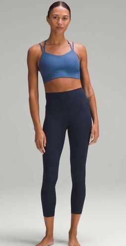 Lululemon Like a Cloud Ribbed Longline Bra - Pitch Blue - 4 - $52 - From  revivalmdc