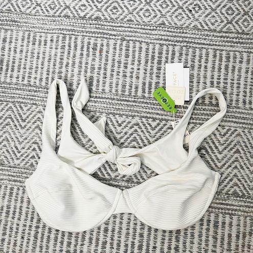 Knot Front Scoop Bikini Top