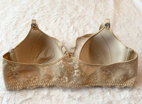 Maidenform Pure Genius T-Back Bra with Lace 07112 in Latte Lift