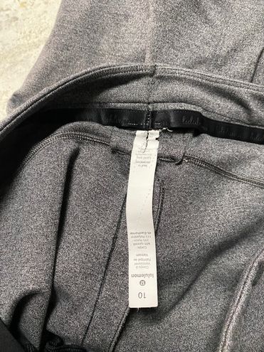 Lululemon On The Move Pant Ponte 10 Heathered Core Dark Grey - $58