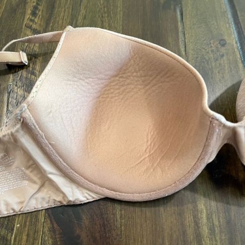 Victoria's Secret Uplift Semi Demi Nude Bra - Size 34C Tan - $27 - From  Ashley