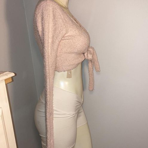 SKIMS Cozy Knit Wrap Top Size XXS - $42 New With Tags - From Star