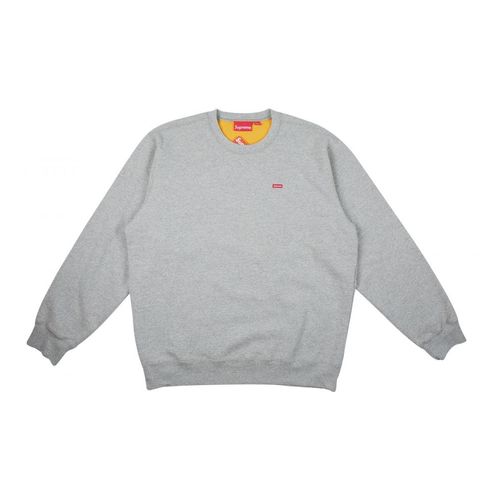 Supreme Small Box Logo Sweatshirt Gray Size M - $372 (38% Off