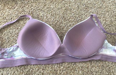 Auden Push-Up Wireless Bra Purple Size 34 E / DD - $9 (47% Off