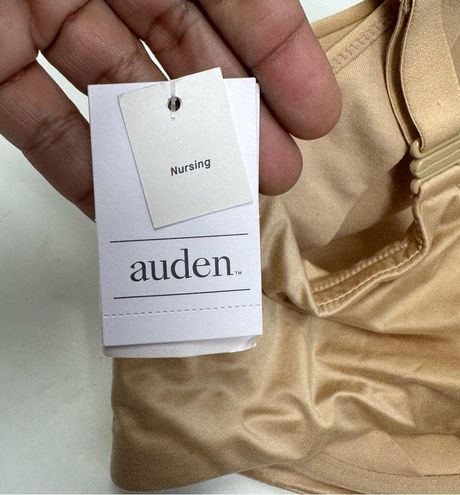 Auden Nursing Lightly Lined T Shirt Bra Tan Size 40C - $13 New With Tags -  From Pink