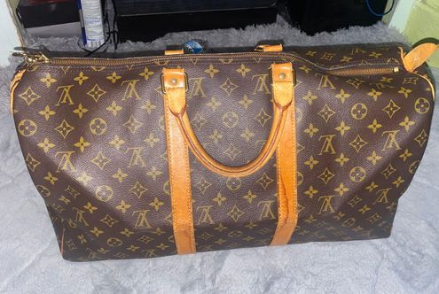 Louis Vuitton Vintage Monogram Keepall 55 - Brown Luggage and