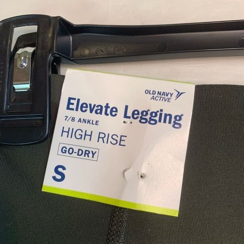 New Old Navy Active Elevate High-Waisted PowerSoft 7/8-Length Leggings Size  S